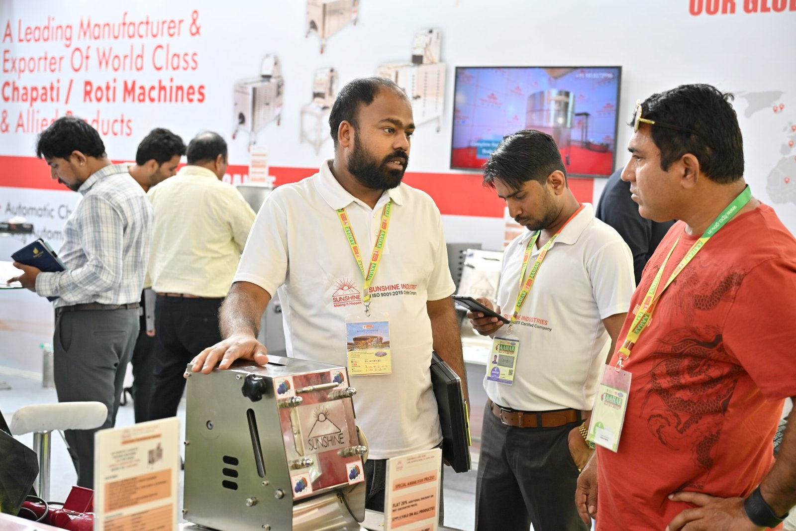 Sunshine Industries stand at Aahar 2026