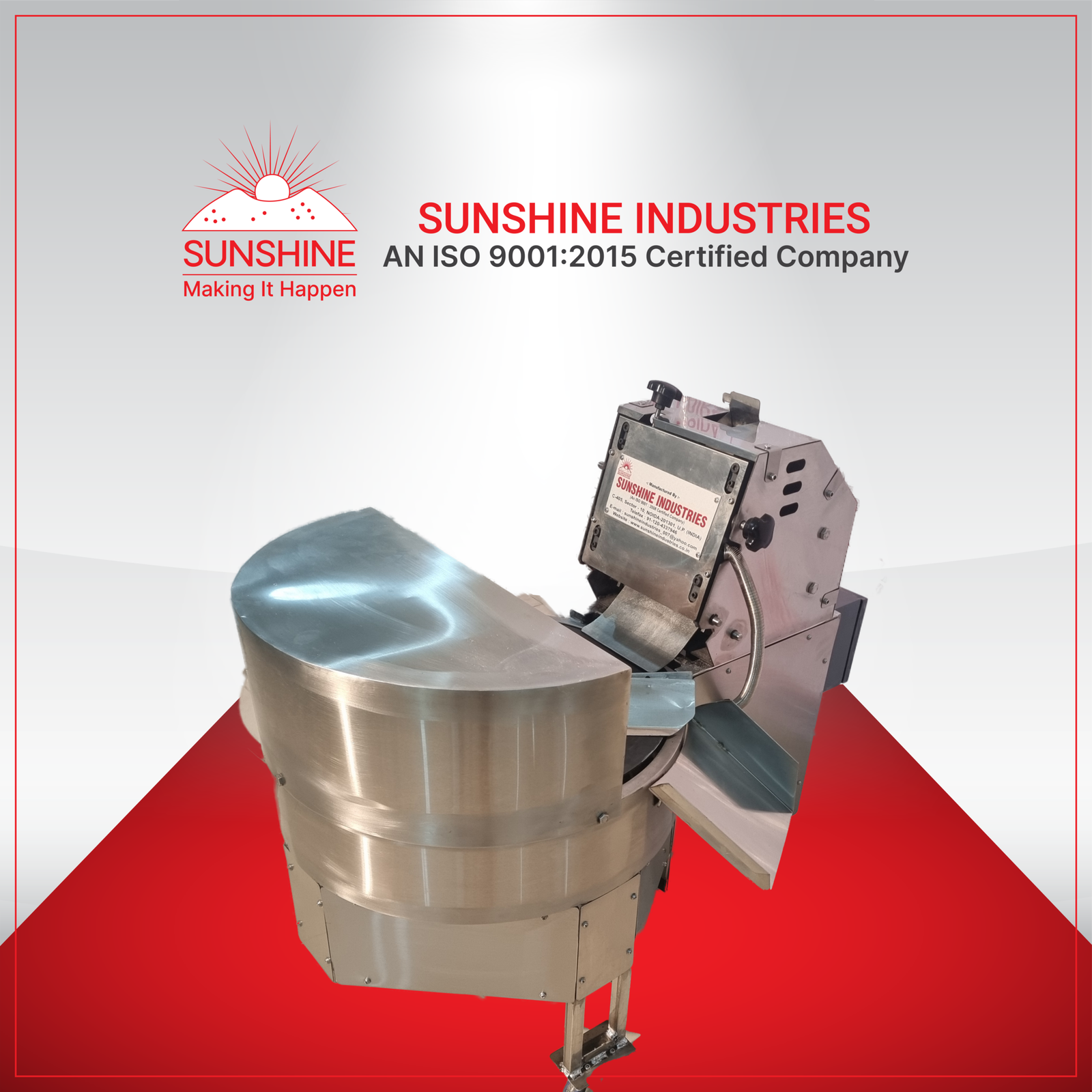 Wedge press rotary chapati machine
