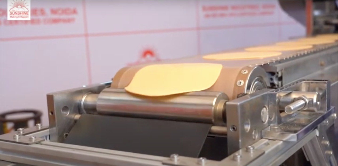 Fully automatic chapati making machine